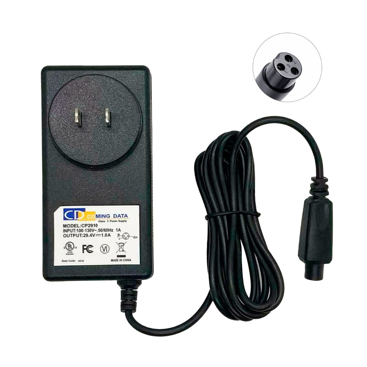 UL Listed Charger for Hover-1 HoverBoard (Please check the voltage and DC shape of your hoverboard carefully to choose the correct charger,NOT for Nova or Rebel)