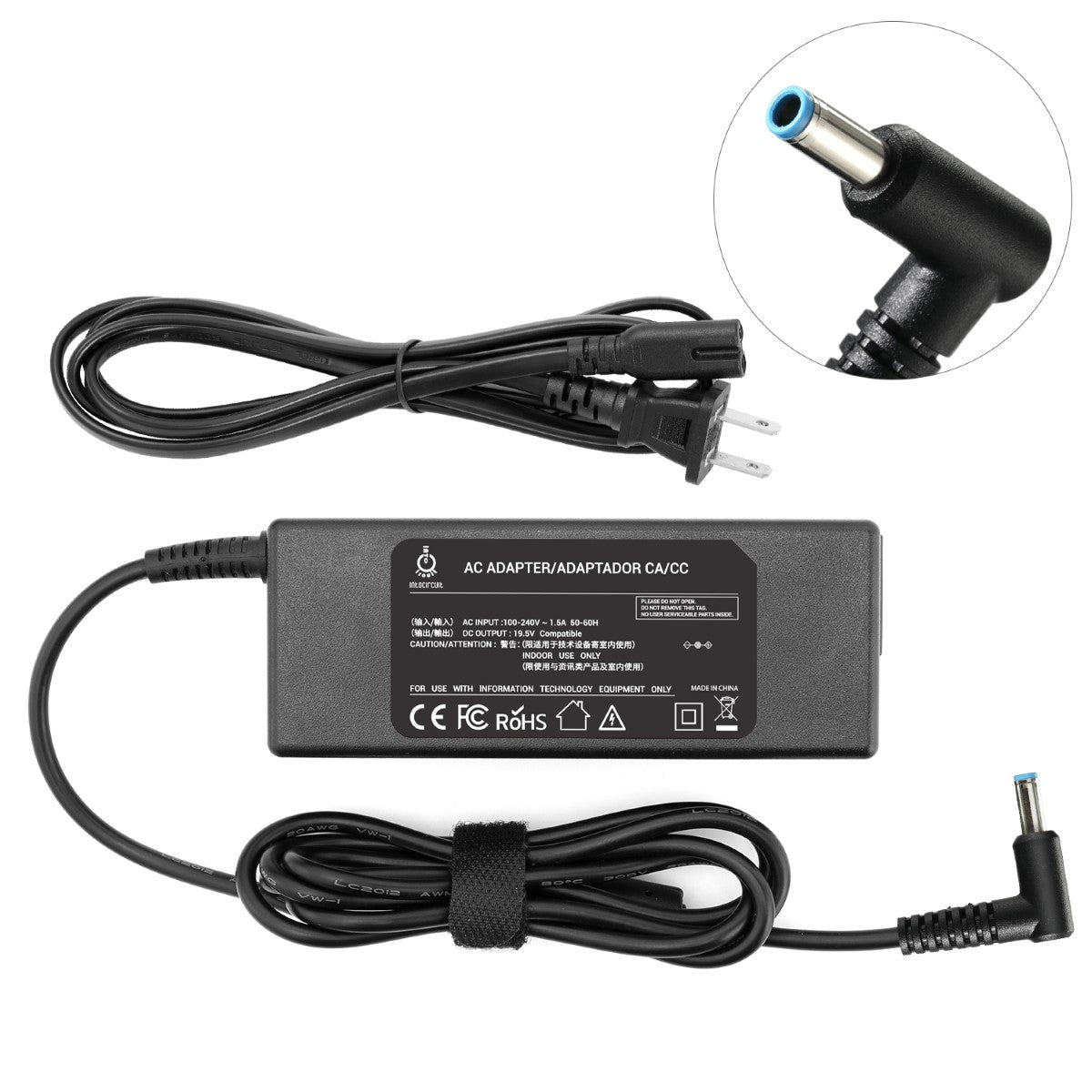 Charger for HP 15-df1043dx Spectre x360 Laptop