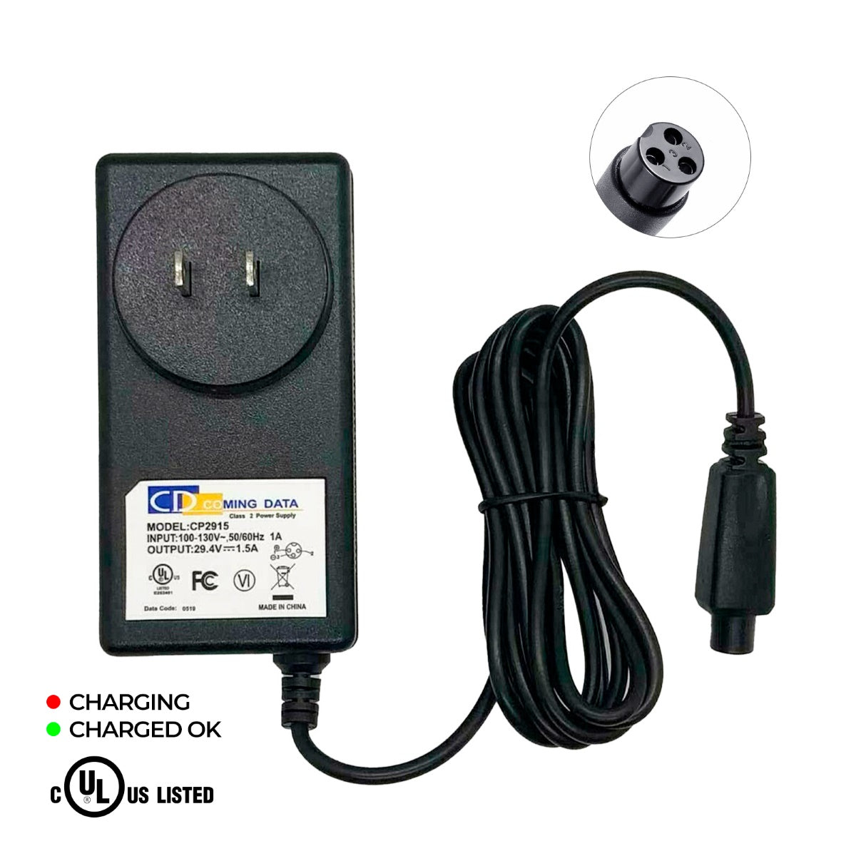 Charger for Jetson INPUT Hoverboard