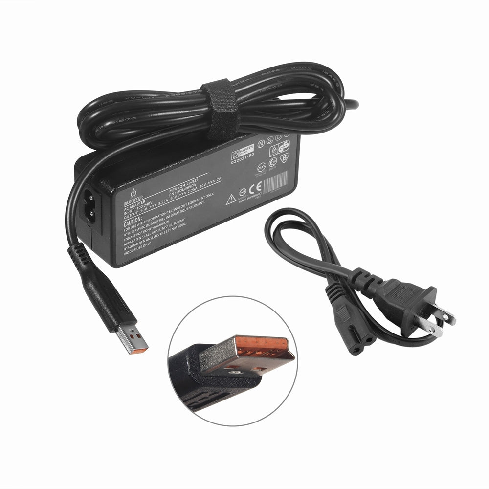 Compatible Charger Replace Lenovo Part ADL40WCA 36200579.