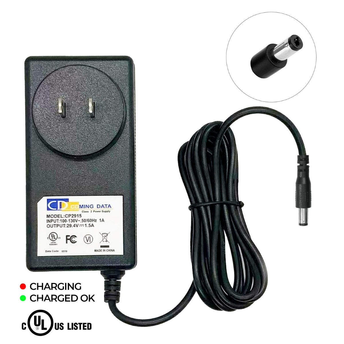 Charger for X-Treme X-010 Electric Scooter